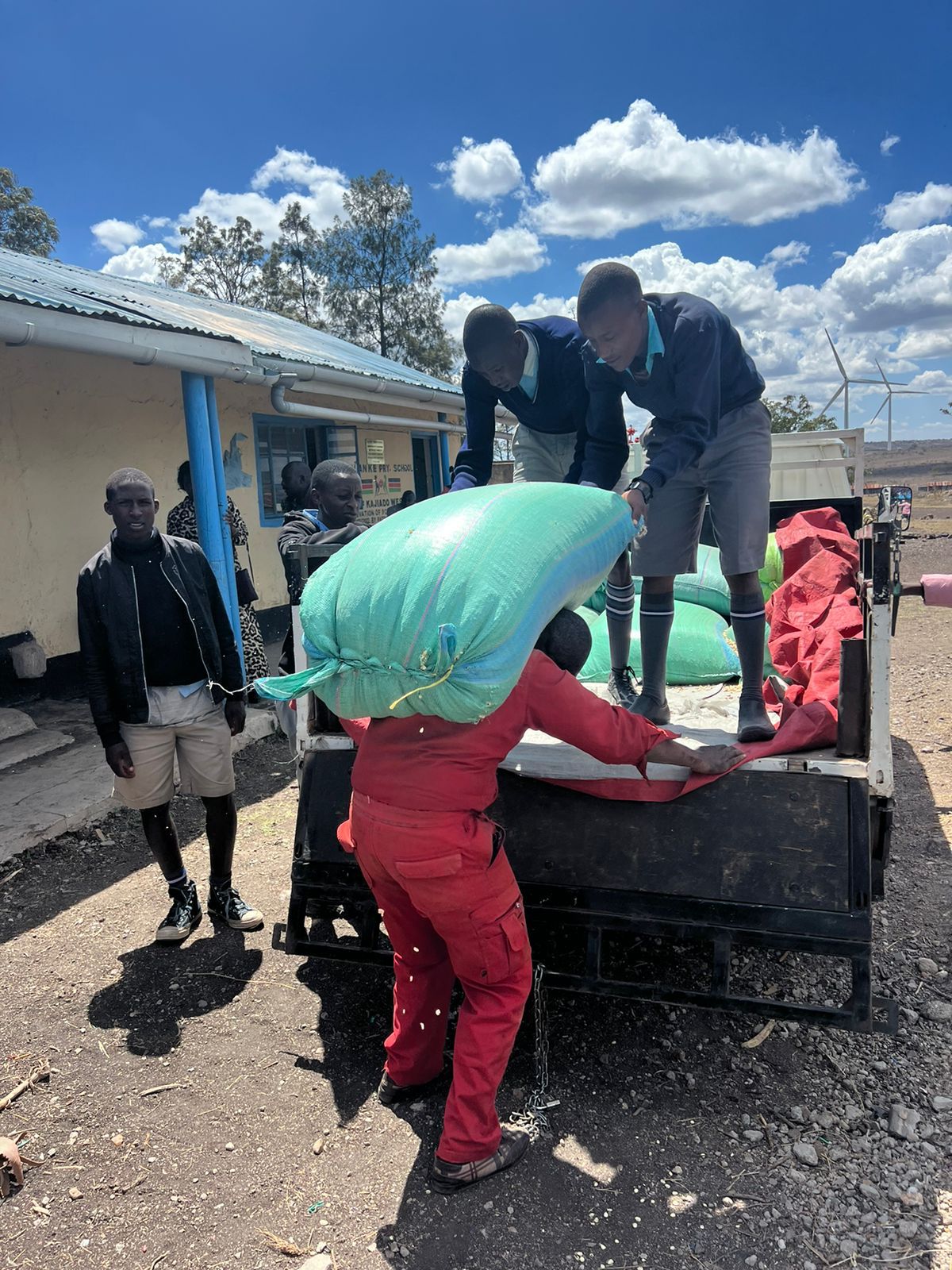 Nobility empowerment agency (NEA), an active Member  of  The NGO Council donated some food items in school located in Kajiado West sub-county. - reported by Tobius Ng'erechi