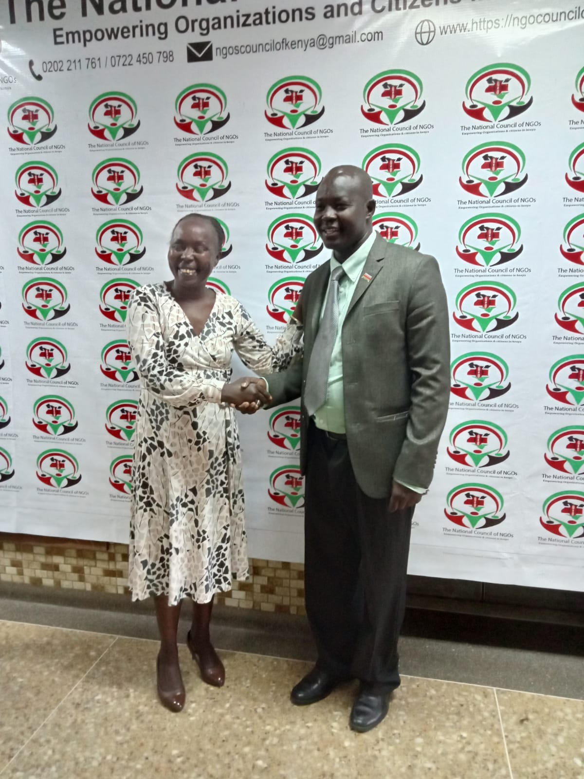 Ambassador Tegla Loroupe - Courtesy call to our NGO Council offices at Nyayo House