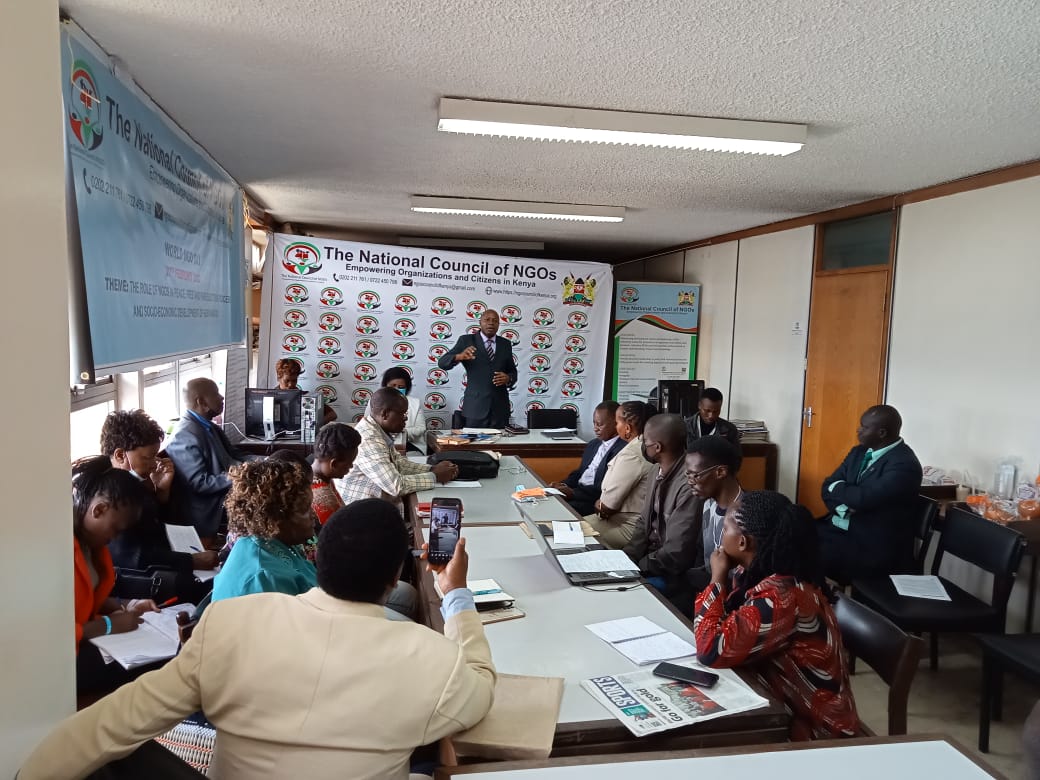 THE NGO COUNCIL HOSTS PEACE STAKEHOLDERS FORUM